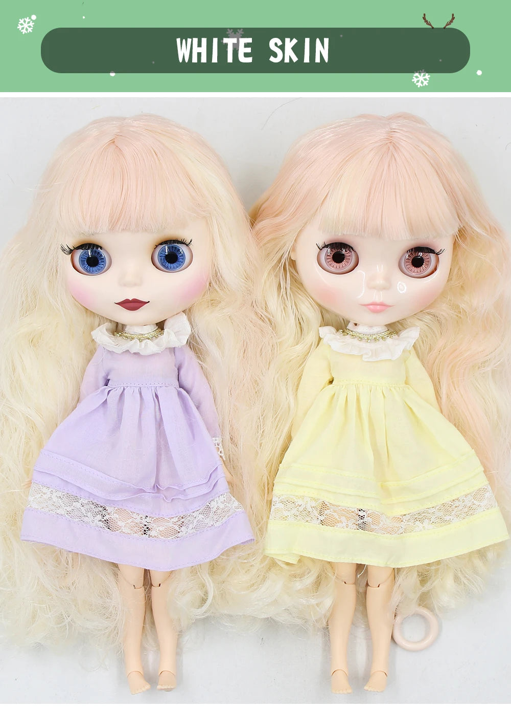 ICY DBS Blyth Doll 1/6 BJD Joint Body White Skin Tan Skin Dark Skin Matte Face Nude Doll 30cm Anime Toy Girls Gift