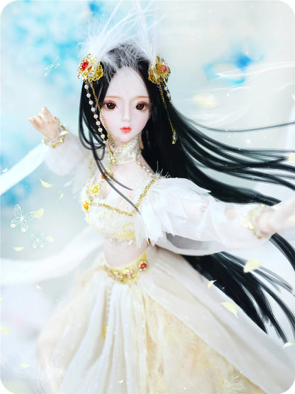 DBS 1/3 BJD Dream Fairy Doll  toy mechanical joint Body chinese style Collection doll including suit shoes makeup 60cm SD