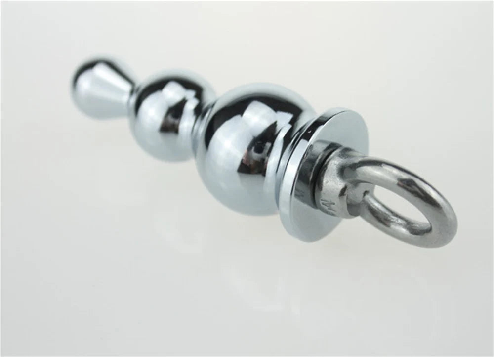 MwOiiOwM Metal Anal Beads Butt Stimulation Prostate Massager Stainless Steel Anus Plug Erotic Sex Toy for Women Men