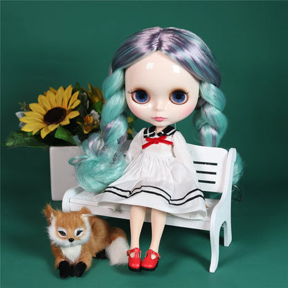 ICY DBS Blyth doll 1/6 bjd matte face shiny face joint body white skin tan skin dark skin 30cm toy girls gift