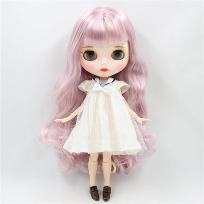 ICY DBS Blyth Doll 1/6 BJD White Skin Joint Body Matte Face With Clothes Shoes Toy Doll 30cm Girls Gift Anime