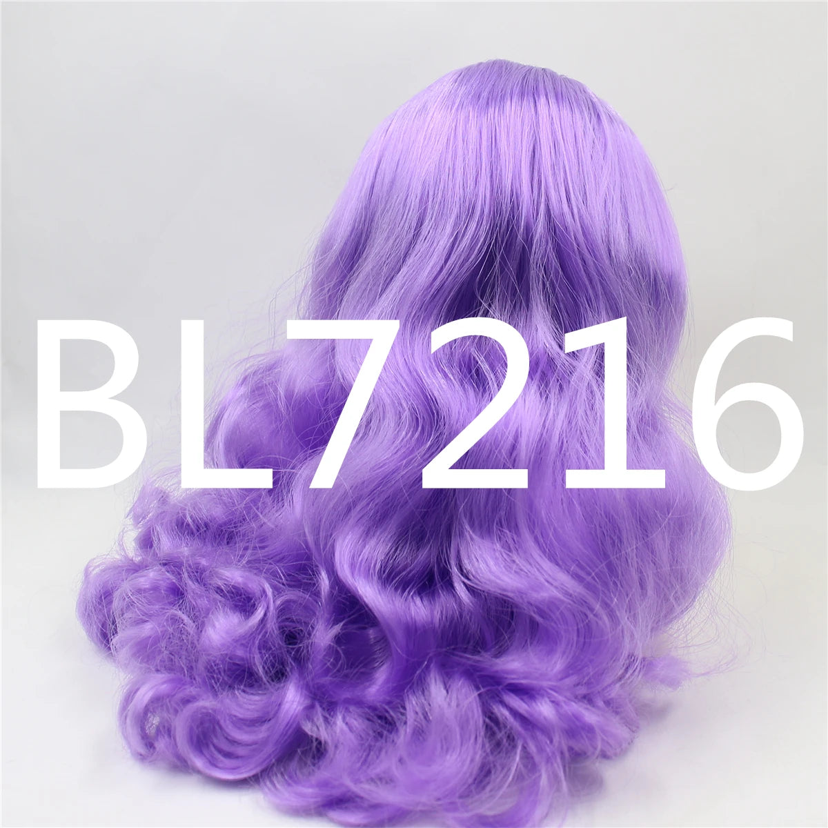 DBS blyth doll icy rbl scalp and dome wavy hair wig for DIY custom green hair purple hair blonde hair anime toy