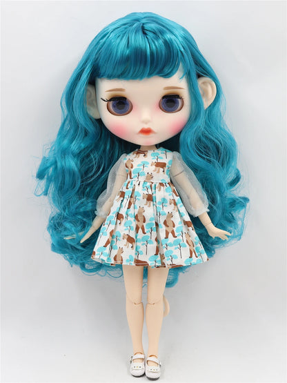 ICY DBS Blyth Doll 1/6 bjd 30cm toy white skin joint body 30cm toy girls gift