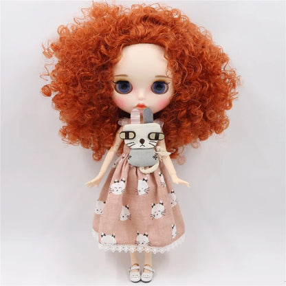 ICY DBS Blyth doll joint body shoes cat bow 2.5cm toy shoes anime cute shoes for doll girls