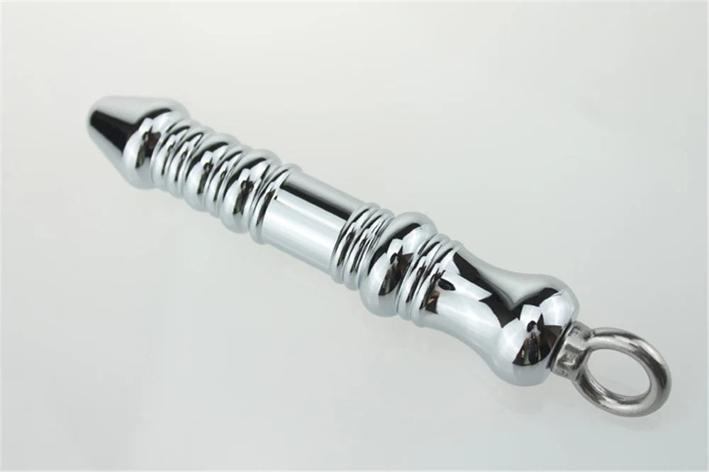 MwOiiOwM Metal Anal Beads Butt Stimulation Prostate Massager Stainless Steel Anus Plug Erotic Sex Toy for Women Men