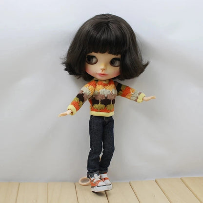 ICY DBS Blyth doll Colorful Sweater Toy Clothes Anime Outfits