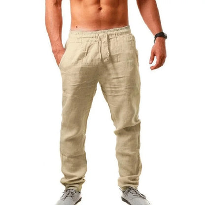 Men's Cotton-Linen Casual Pants