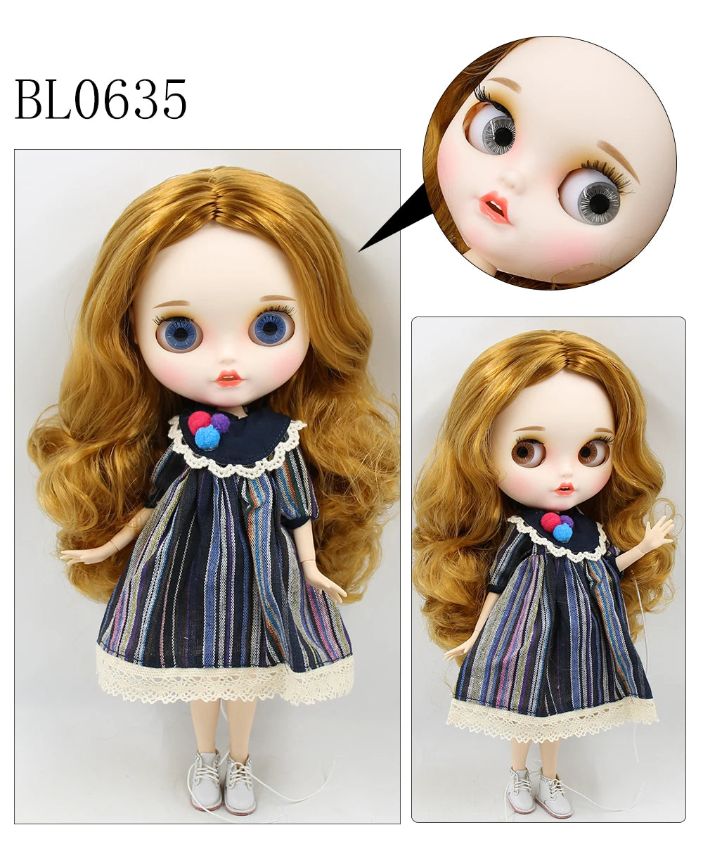 ICY DBS Blyth Doll 1/6 bjd joint body matte face ob24 toy custom gift hands 30cm anime girls