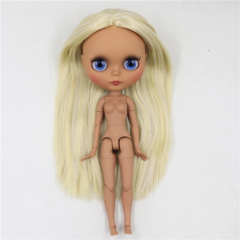 ICY DBS Blyth doll 1/6 bjd matte face shiny face joint body white skin tan skin dark skin 30cm toy girls gift