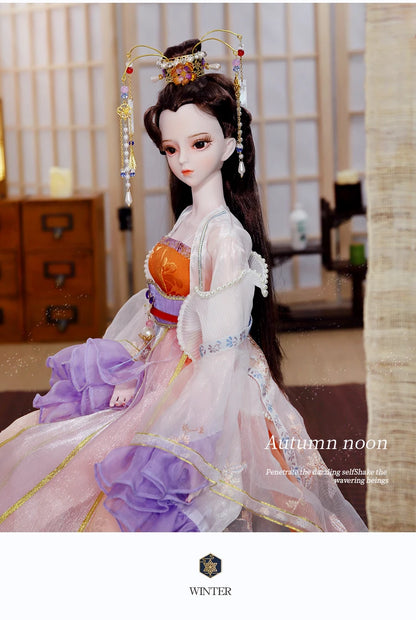 DBS 1/3 BJD toy Dream Fairy Season Series mechanical joint Body hand-painted makeup high quality 60cm collection doll sd