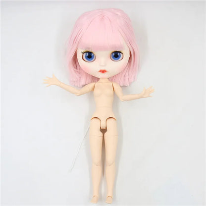 ICY DBS Blyth Doll 1/6 30cm toy bjd joint body matte face nude doll white skin random eyes colors anime girls