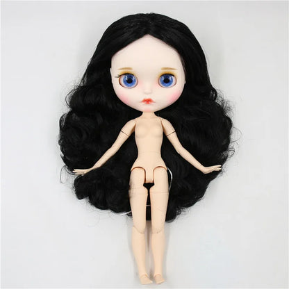 ICY DBS Blyth Doll 1/6 30cm toy bjd joint body matte face nude doll white skin random eyes colors anime girls