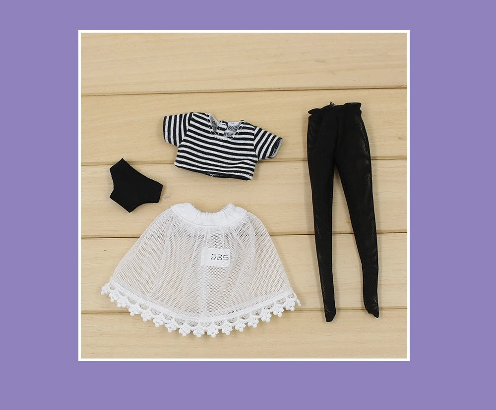 ICY DBS Blyth doll clothes anime suit azone joint body outfit underwear stocking coat shirt cool outfits girls gift