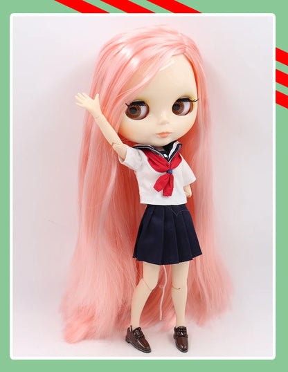 ICY DBS Blyth Doll 1/6 BJD Joint Body White Skin Tan Skin Dark Skin Matte Face Nude Doll 30cm Anime Toy Girls Gift