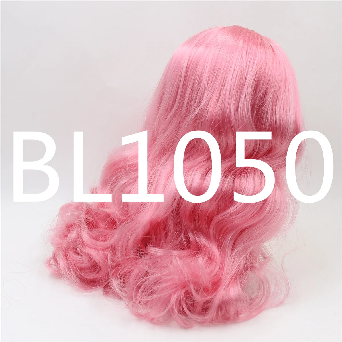 DBS ICY blyth doll hair toy wig rbl scalp and dome wavy hair for customized doll white skin golden hair brown hair
