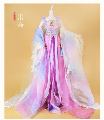 DBS Dream fairy clothes 1/3 bjd doll Outfits Ancient clothes Chinese style dress anime suit girls gift