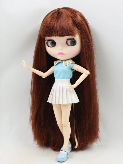 ICY DBS blyth doll 1/6 joint body white skin toy customized doll 30cm bjd random eyes colors anime toy girls gift