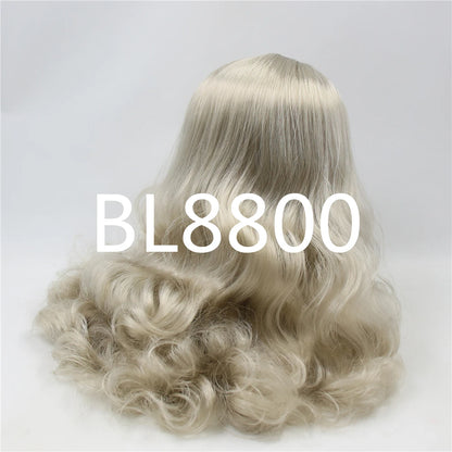 DBS blyth doll icy wig rbl scalp and dome for customized doll diy accessories anime white skin blue hair tan skin dark skin