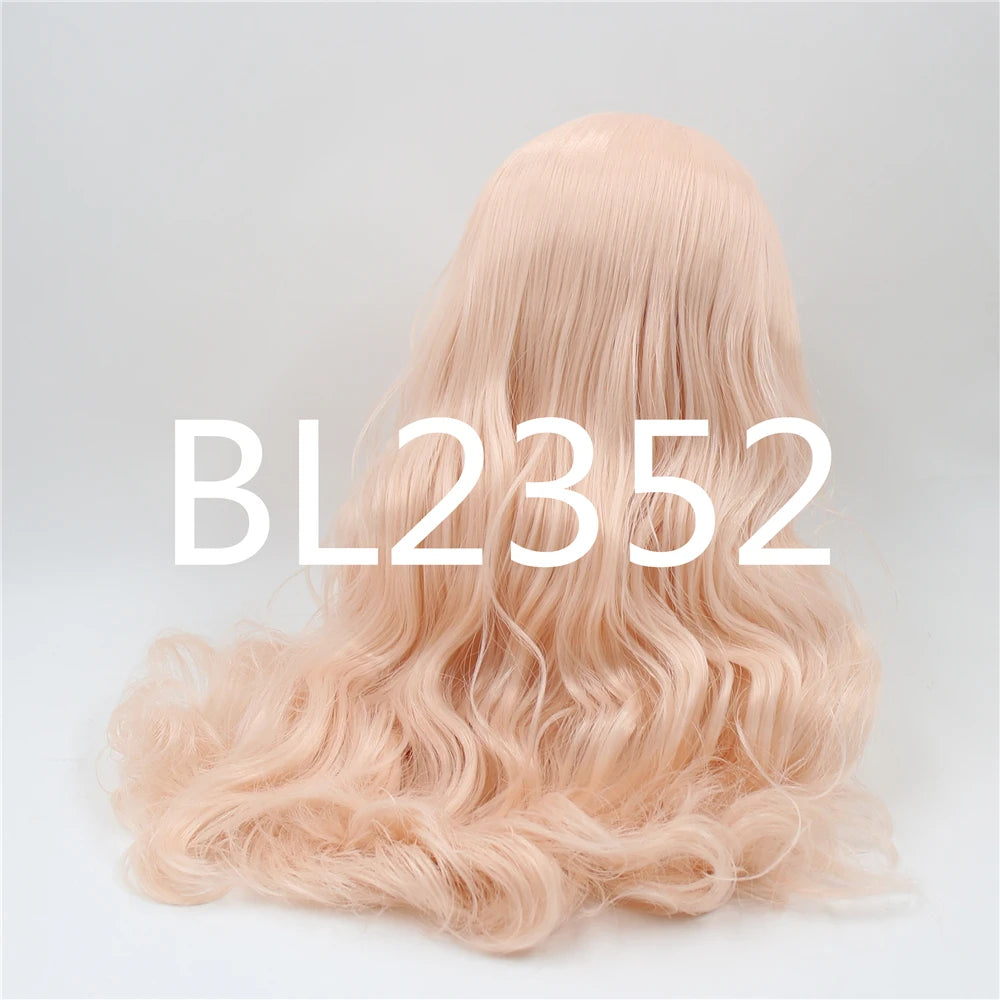 DBS blyth doll icy wig rbl scalp and dome for customized doll diy accessories anime white skin blue hair tan skin dark skin