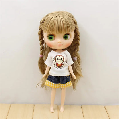 DBS blyth middie doll outfit dress clothes short pants 1/8 toy gift
