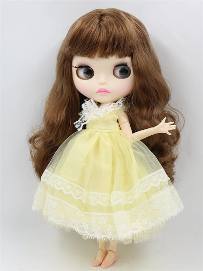 ICY DBS blyth doll 1/6 joint body white skin toy customized doll 30cm bjd random eyes colors anime toy girls gift