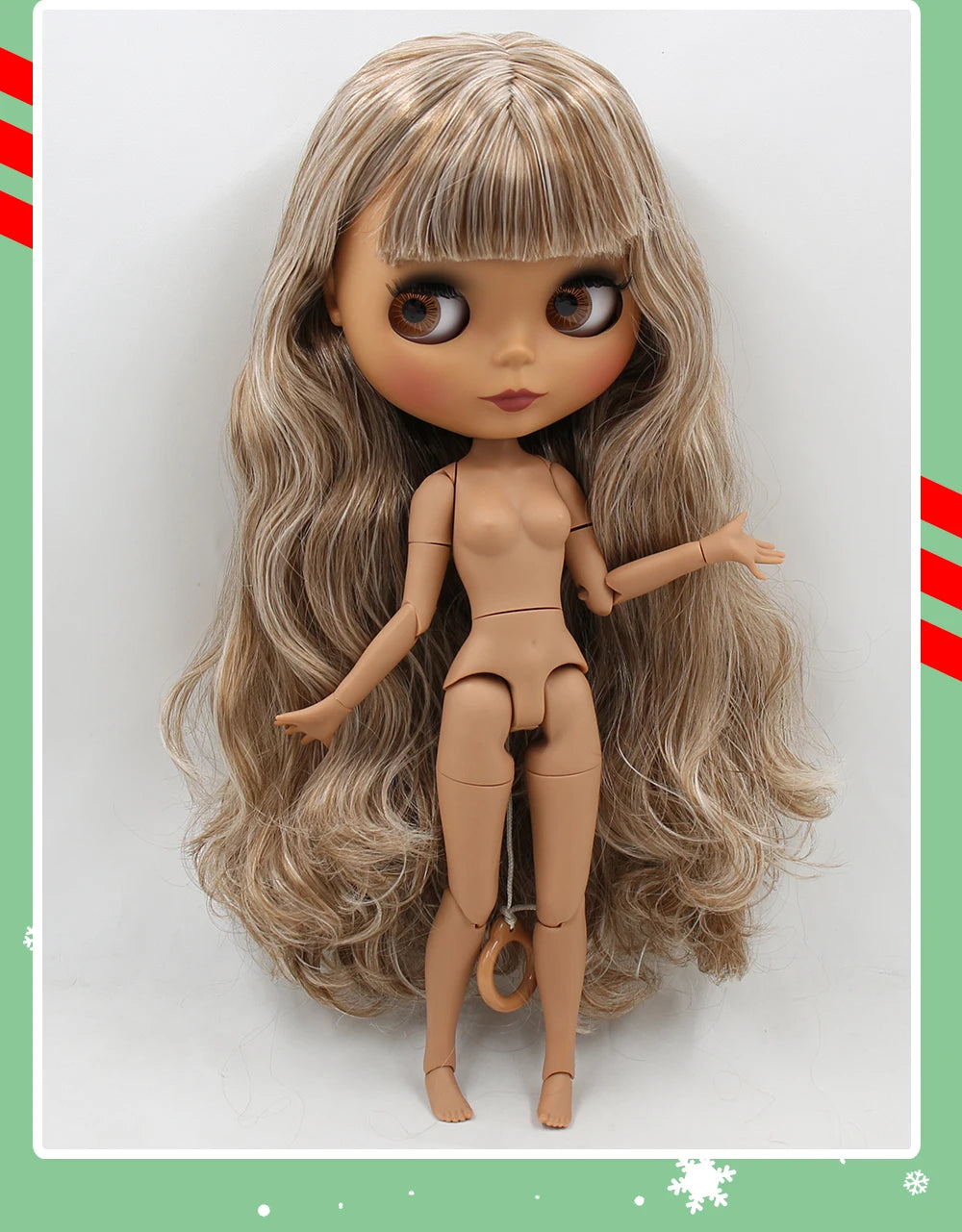 ICY DBS Blyth Doll 1/6 BJD Joint Body White Skin Tan Skin Dark Skin Matte Face Nude Doll 30cm Anime Toy Girls Gift