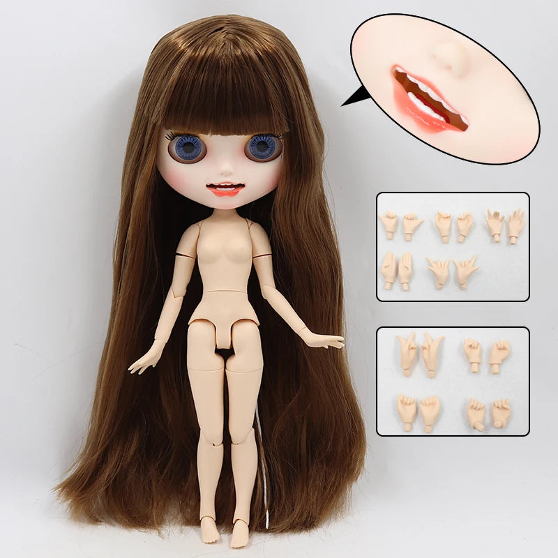 ICY DBS Blyth Doll 1/6 bjd joint body matte face ob24 toy custom gift hands 30cm anime girls
