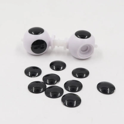 DBS blyth doll toy black plastic eyechips about 14mm, DIY Doll Eyes patch/pupil for custom doll DIY