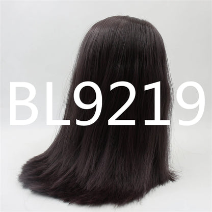 DBS blyth doll icy wig rbl scalp and dome straight hair anime toy purple hair silver hair blonde hair