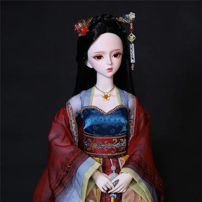 DBS 1/3 BJD Dream Fairy Doll  toy mechanical joint Body chinese style Collection doll including suit shoes makeup 60cm SD