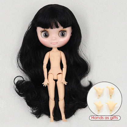 ICY DBS blyth middie doll 1/8 BJD shiny face long hair joint body 20cm toy girls gift