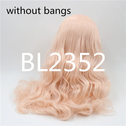 DBS blyth doll icy wig rbl scalp and dome for customized doll diy accessories anime white skin blue hair tan skin dark skin