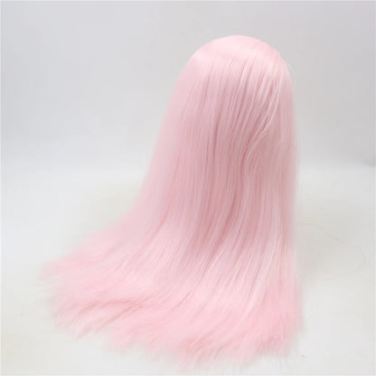 DBS blyth doll icy wig only rbl scalp and dome straight hair for DIY custom doll anime toy white skin tan skin dark skin
