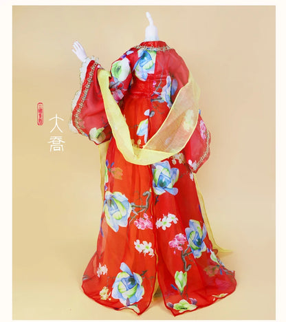 DBS Dream fairy clothes 1/3 bjd doll Outfits Ancient clothes Chinese style dress anime suit girls gift