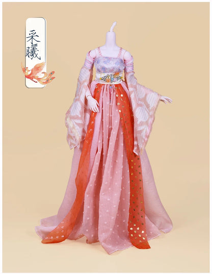 DBS Dream fairy clothes 1/3 bjd doll Outfits Ancient clothes Chinese style dress anime suit girls gift