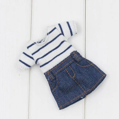 DBS blyth middie doll outfit dress clothes short pants 1/8 toy gift