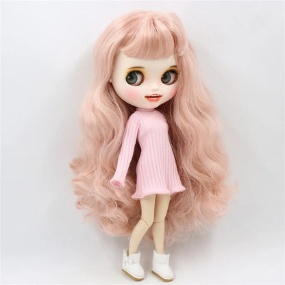 DBS blyth doll icy joint body colorful outfit winter dress toy, only dress no doll