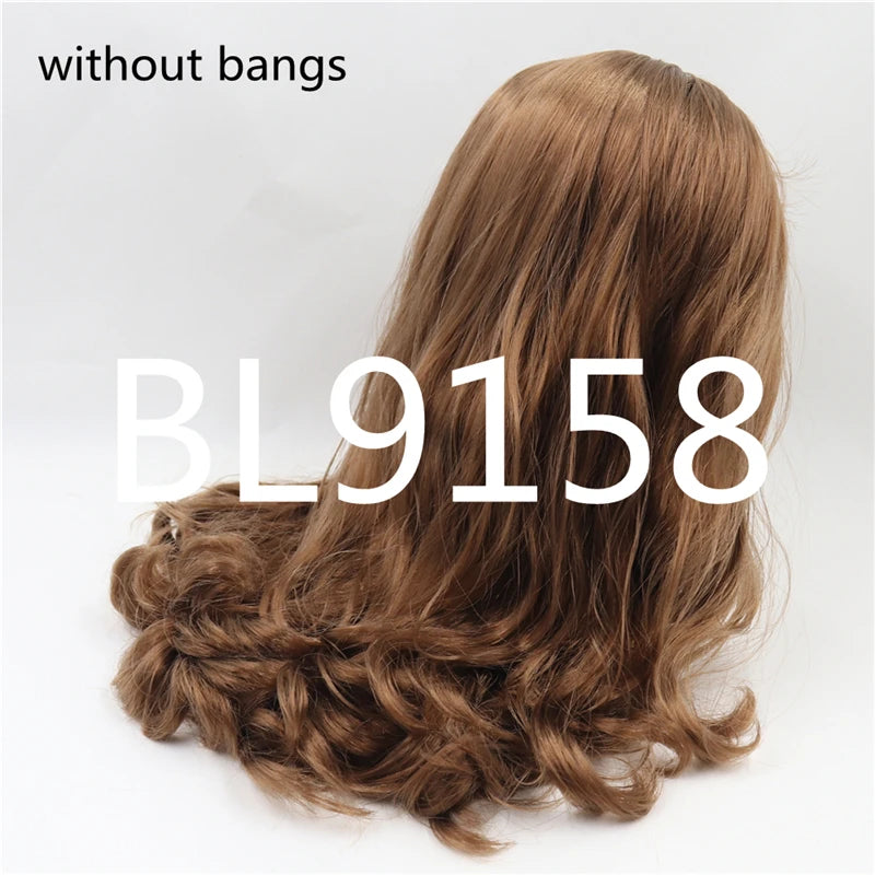 ICY DBS blyth doll rbl scalp and dome wavy hair multi-color wig for custom doll anime toy white skin mix hair