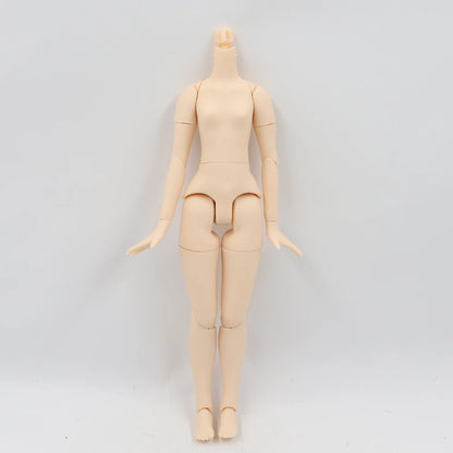 DBS blyth doll icy toy body small chest joint body azone body white skin dark skin natural skin for DIY custom doll