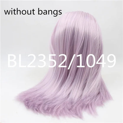 DBS blyth doll icy TOY RBL scalp dome wig hair for DIY doll custom toy blue hair grey hair pink hair anime