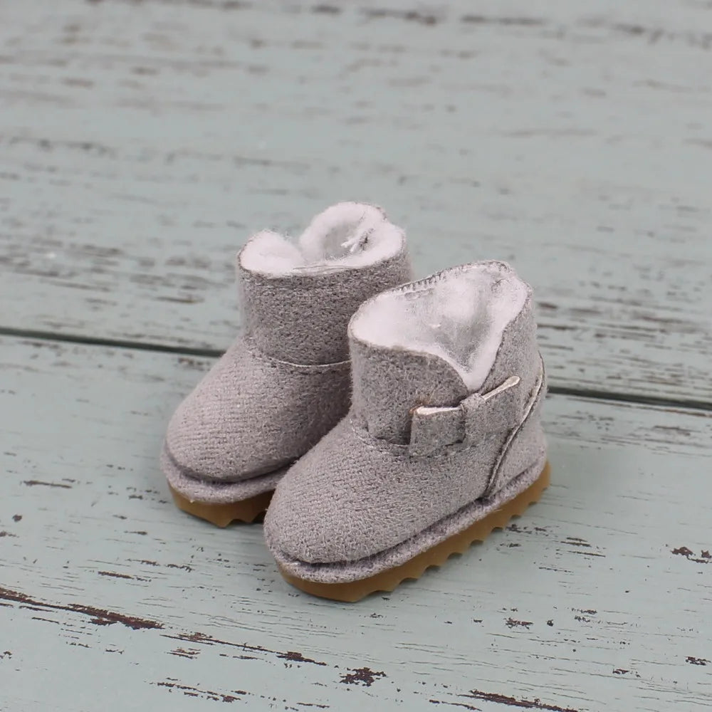 ICY DBS Blyth doll toys shoes winter boots snow shoes about 3.5cm toy shoes