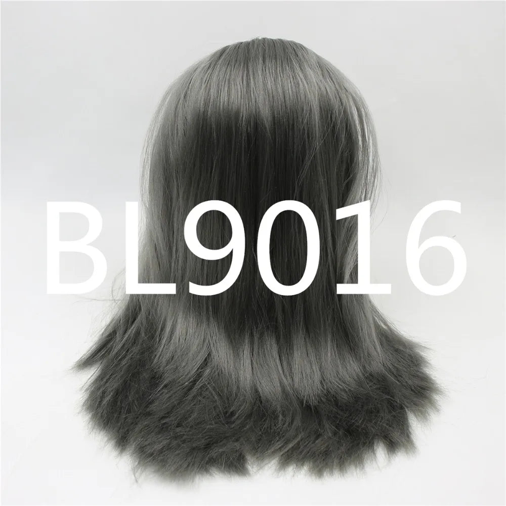 DBS blyth doll icy TOY RBL scalp dome wig hair for DIY doll custom toy blue hair grey hair pink hair anime