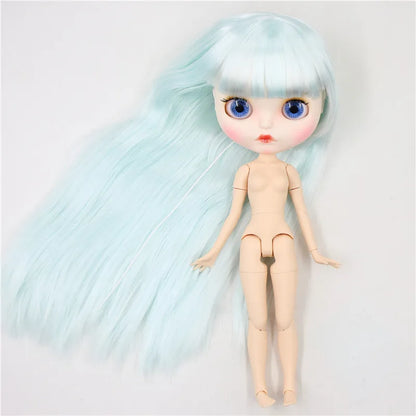 ICY DBS Blyth Doll 1/6 30cm toy bjd joint body matte face nude doll white skin random eyes colors anime girls