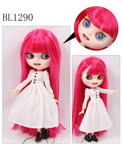 ICY DBS Blyth Doll 1/6 bjd ob24 toy joint body white skin custom doll customized face matte face 30cm toy girls gift