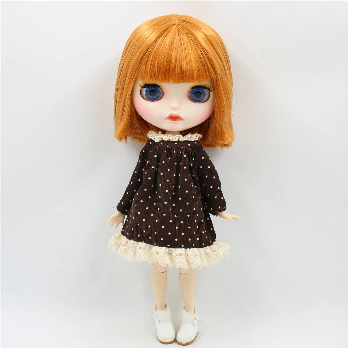 ICY DBS Blyth Doll bjd joint body orange hair matte face 1/6 toy BL0145 30cm girl gift anime