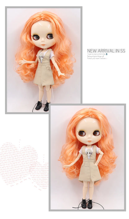 ICY DBS blyth doll 1/6 bjd toy joint body white skin shiny & matte face 30cm on sale special price toy gift anime doll