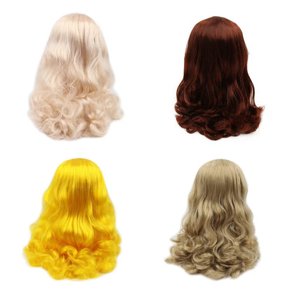 DBS blyth doll icy wig only rbl scalp and dome wavy hair DIY doll accessory