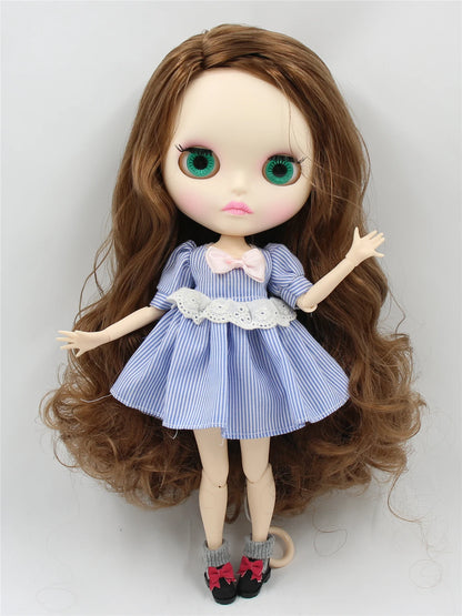ICY DBS blyth doll 1/6 joint body white skin toy customized doll 30cm bjd random eyes colors anime toy girls gift