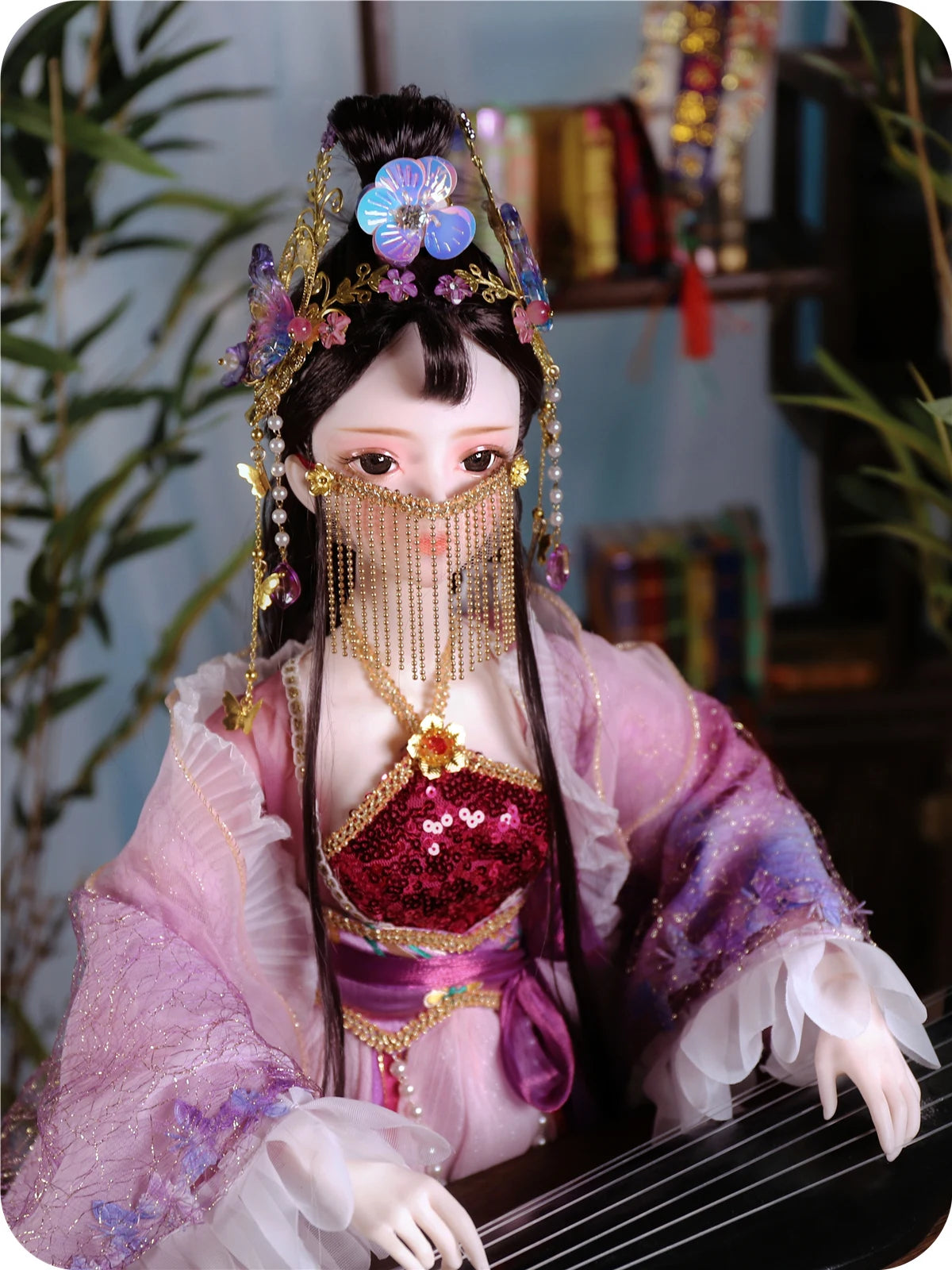 DBS 1/3 BJD Dream Fairy Doll  toy mechanical joint Body chinese style Collection doll including suit shoes makeup 60cm SD
