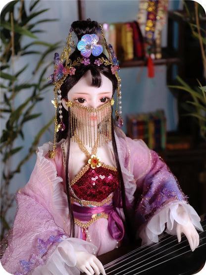 DBS 1/3 BJD Dream Fairy Doll  toy mechanical joint Body chinese style Collection doll including suit shoes makeup 60cm SD